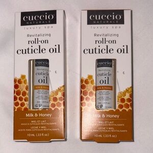Set of 2 -Cuccio Naturale Roll-On Cuticle Oil - Milk & Honey